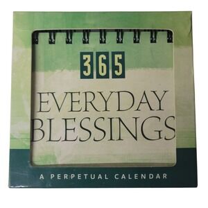Barbour Publishing 365 Everyday Blessings Perpetual Calendar Desktop Devotional